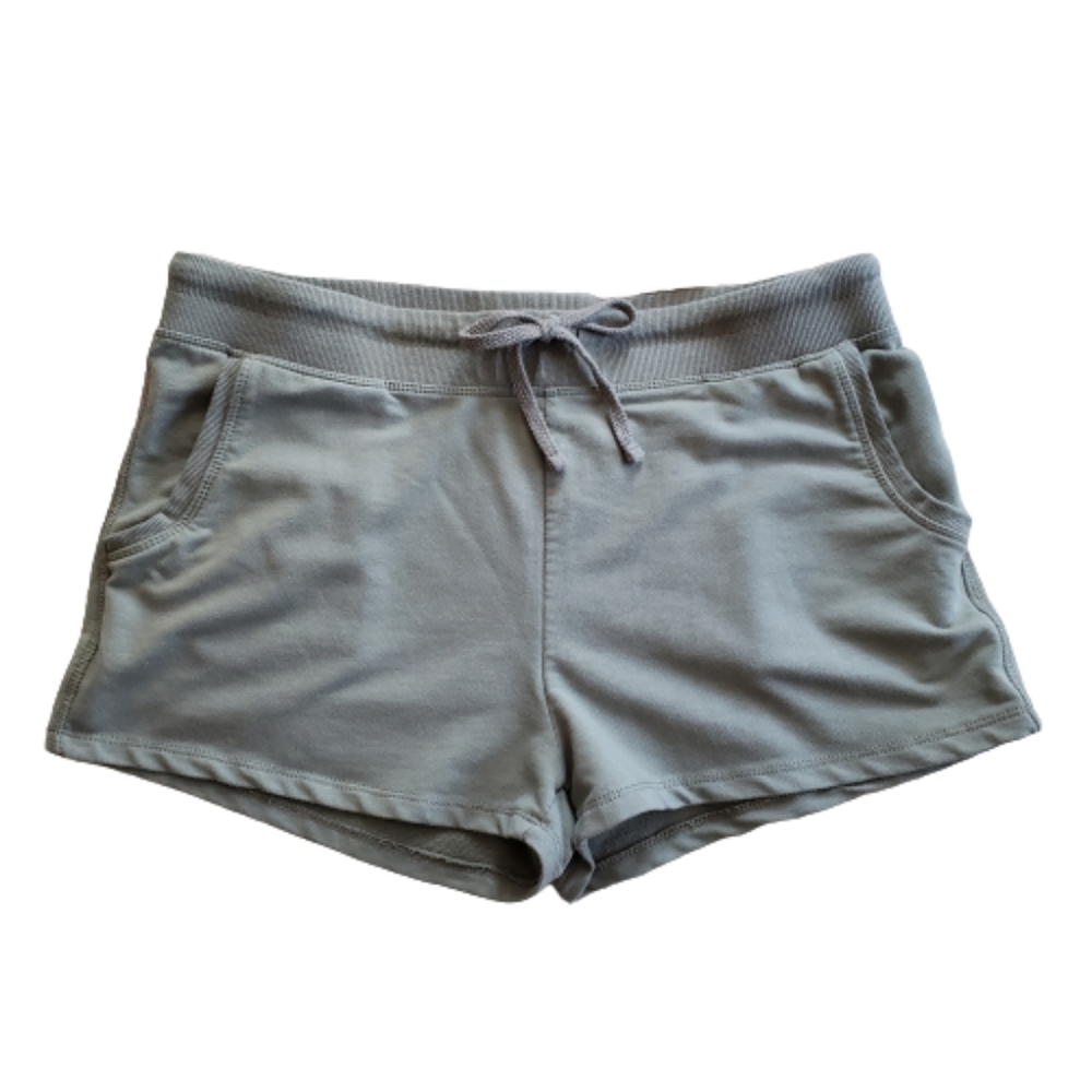 Ambiance Olive Green Cotton Athletic Shorts Size Large